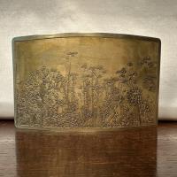 Croquet Border Brass Belt, Wearable Art